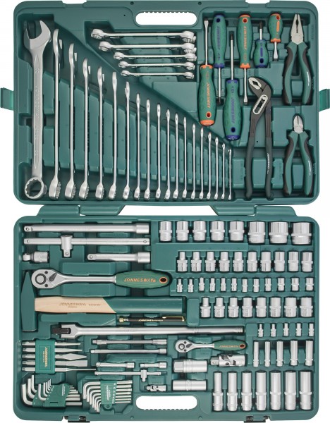 Набор инструмента универсальный 1/2" 1/4"DR 127 предметов S04H524127S (S04H524127S18) Jonnesway