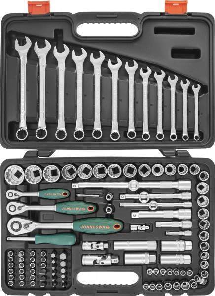 Набор инструмента универсальный 1/4" 1/2"DR Super Tech 111 предметов S68H5234111S Jonnesway